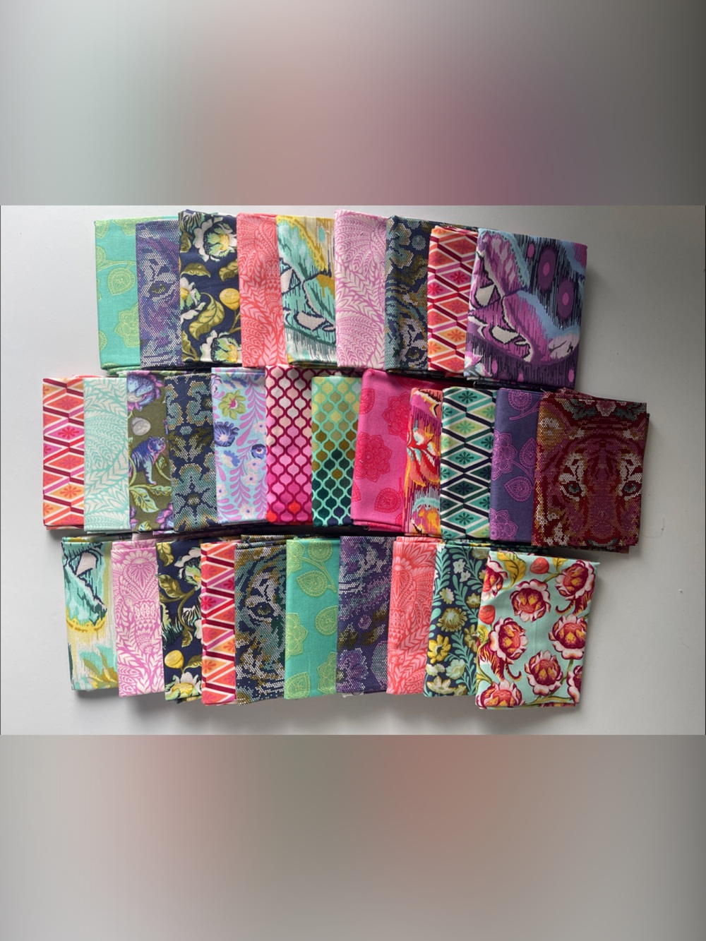 Tula Pink - Eden Collection Cotton Fabric Bundle 31 Quilting Fat Quarters 18x22